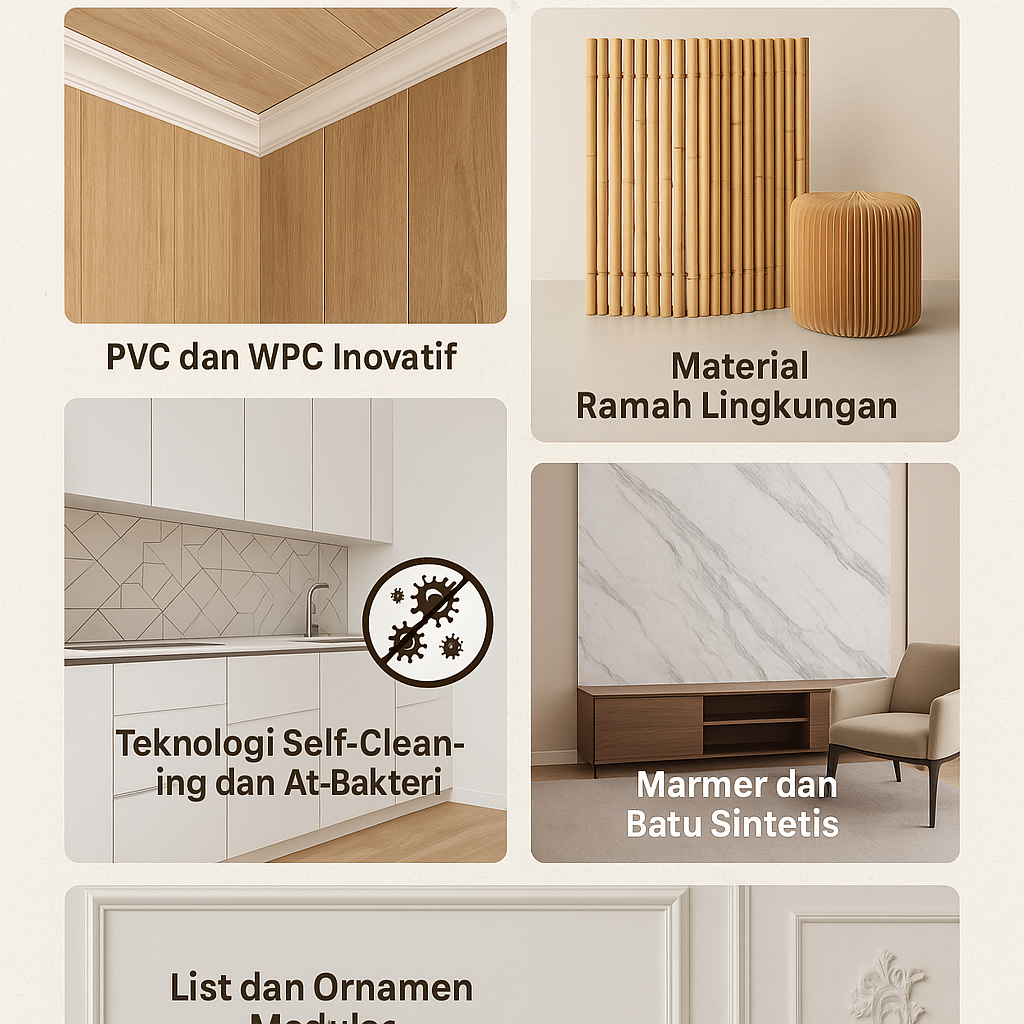 Tren dan Perkembangan Bahan Interior di Tahun 2025: Ramah Lingkungan, Inovatif, dan Fungsional